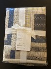 Pottery Barn LASSEN Handcrafted Quilted Sham King Sham NWT