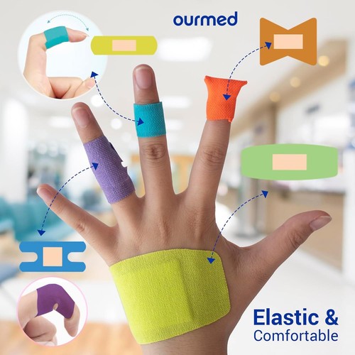 Flexible Non-Stick Adhesive Bandages with Rapid Absorb Pads - 100 Count - Picture 5 of 9