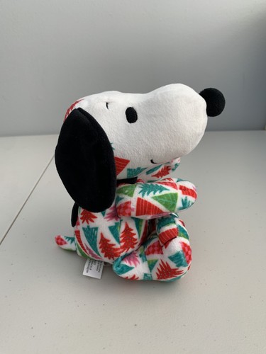 Hallmark Snoopy Christmas Trees Plush Soft Toy Peanuts Red And Green Trees - Picture 6 of 7