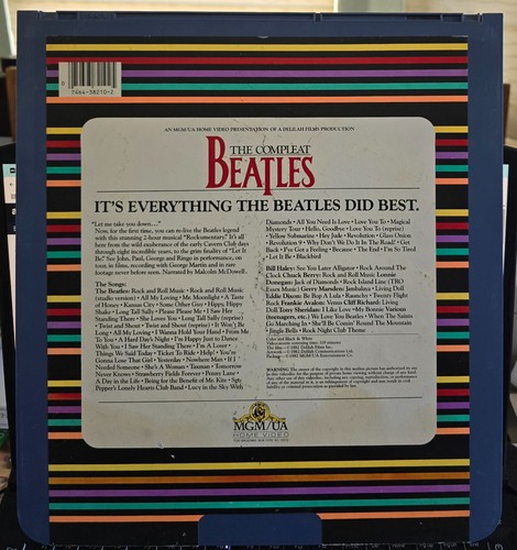 The Compleat Beatles/ CED/ SelectaVision/ MGM/ RCA/ 1982 - Foto 2 di 2