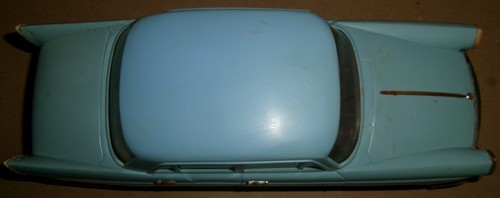 OK TOYS No.3356 - MORRIS OXFORD V pale blue Battery Operated made in Hong Kong - Picture 10 of 12