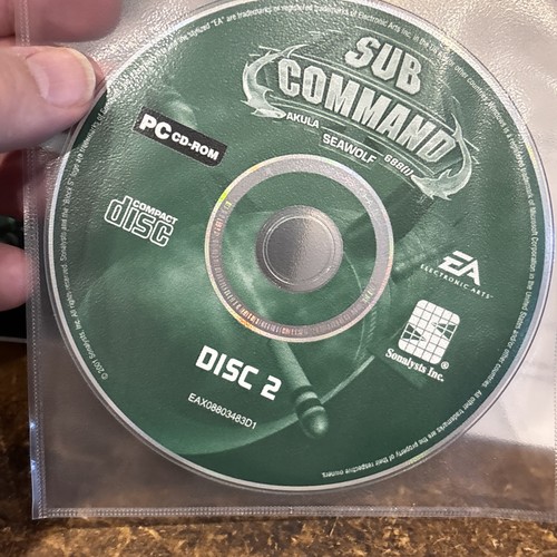 Sub Command Akula Seawolf 688(I) PC CD-ROM 2001 EA Naval Sim Free post U.K. - Picture 12 of 18