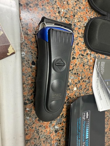 Braun Series 3 380s-4 Wet & Dry Waterproof Electric Shaver Base Box Papers Case - Picture 12 of 16