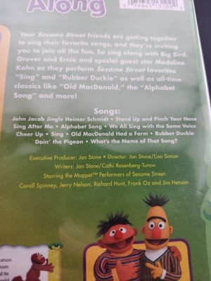 キッズ・ファミリー Sing Along DVD Sesame Street - Sing Along (DVD, 2004) 74645131092| eBay