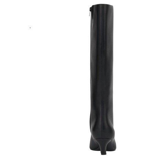 INC Women's Sameya Extra Wide Calf Kitten Heel Boots Black Size 11 W - Picture 3 of 5
