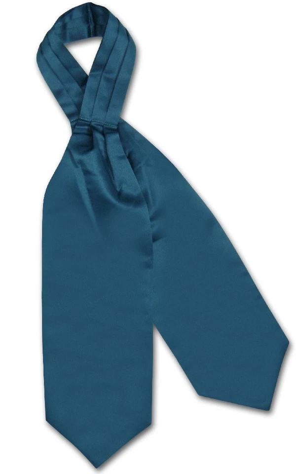 Corbata para hombre color zafiro azul liso Vesuvio Napoli ASCOT corbata Foto 2 de 2