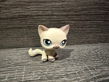 Littlest Pet Shop LPS 664 Siamese Shorthair Grey Kitty Cat