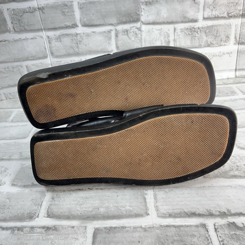 Bacco Bucci Sport Men's Size 10 Black Leather Woven Slip On Fisherman Sandals - Picture 7 of 12
