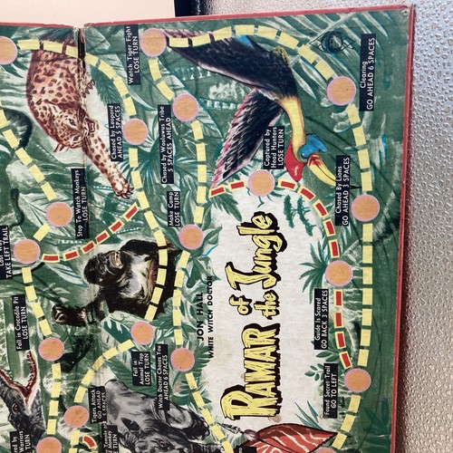 Tablero de Juego Ramar de la Jungla Años 50 De Colección - Imagen 8 de 9