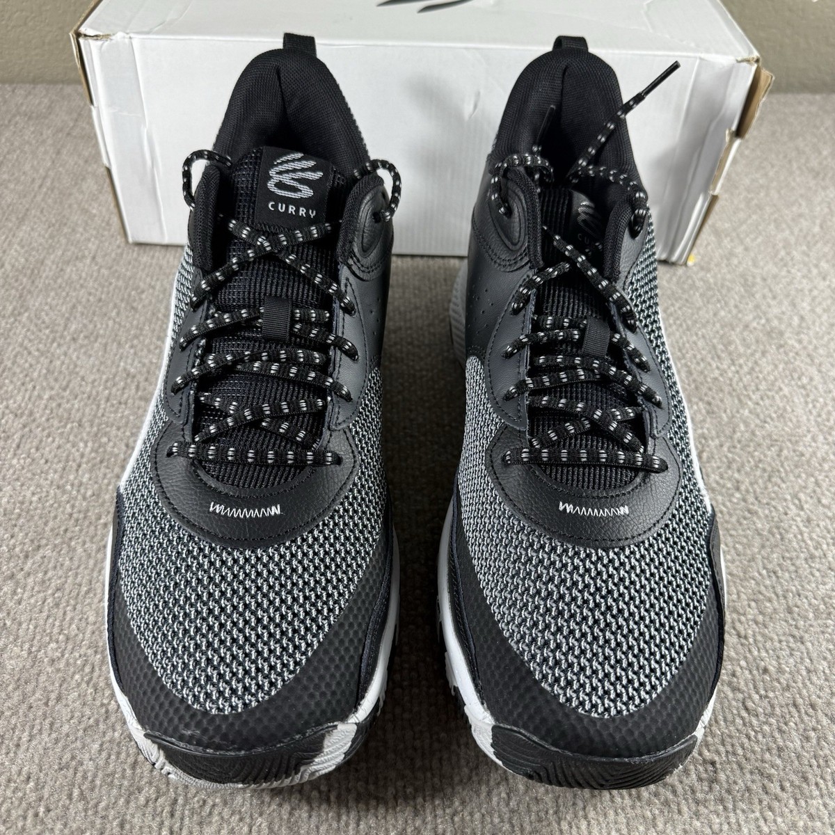 スカリーノ UNDER ARMOUR MENS STEPH CURRY SHOES 3Z 24 BLACK/GRAY 3027626