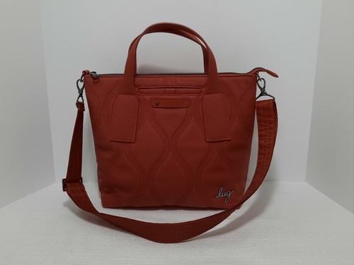 Lug Alto Matte Luxe VL Tote Bag in Rosewood Crossbody Strap Travel Work Casual - Picture 1 of 20