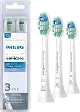 Philips Sonicare Genuine C2 Optimal Plaque Control Toothbrush Heads, 3 pack
