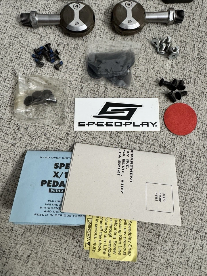 Pedales sin clip Speedplay X2 de colección CLEATS SPD bicicleta de carretera carrera acero inoxidable Foto 2 de 4