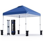 Nazhura 10' x 10' Pop Up Canopy Tent with Sand Weight Bag, Freestanding Sun S...