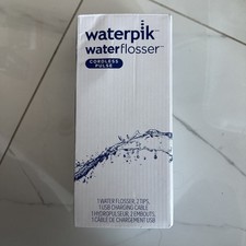 Waterpik Cordless Pulse Rechargeable Portable Water Flosser Black Open Box New