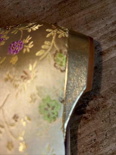 Vintage Isaac Mizrahi Italy Floral Silk Brocade Slip On Ballet Flat Size M 8.5 - Picture 10 of 12