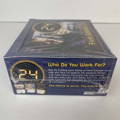 24 CCG TCG First Edition Sealed Booster Box Television Show Card Game Press Pass - Bild 4 von 7