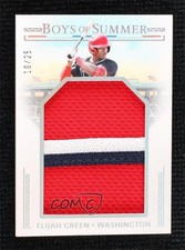 2024 Panini Boys of Summer Jumbo Prospect Materials Holo Silver /25 Elijah Green