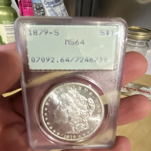 Morgan 1879-S $1 Silver Dollar PCGS MS64 San Francisco Uncirculated