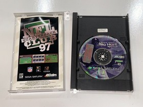 4 Sega Saturn Games Big Hurt Baseball, Madden, NBA 97, NHL All-St. Hockey Lot 45