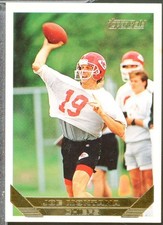 Joe Montana Card 1993 Topps Gold #200 