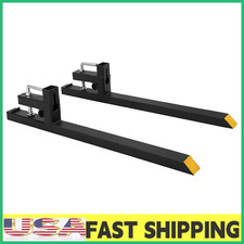 60"Skid Steer Pallet Heavy Duty Tractor Fork Attachment,4000LBS,Tractor Loader