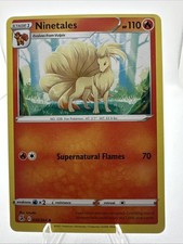 Pokémon TCG Ninetales 30/264 (Miscut) T/B lower line up Dots  just visible!!