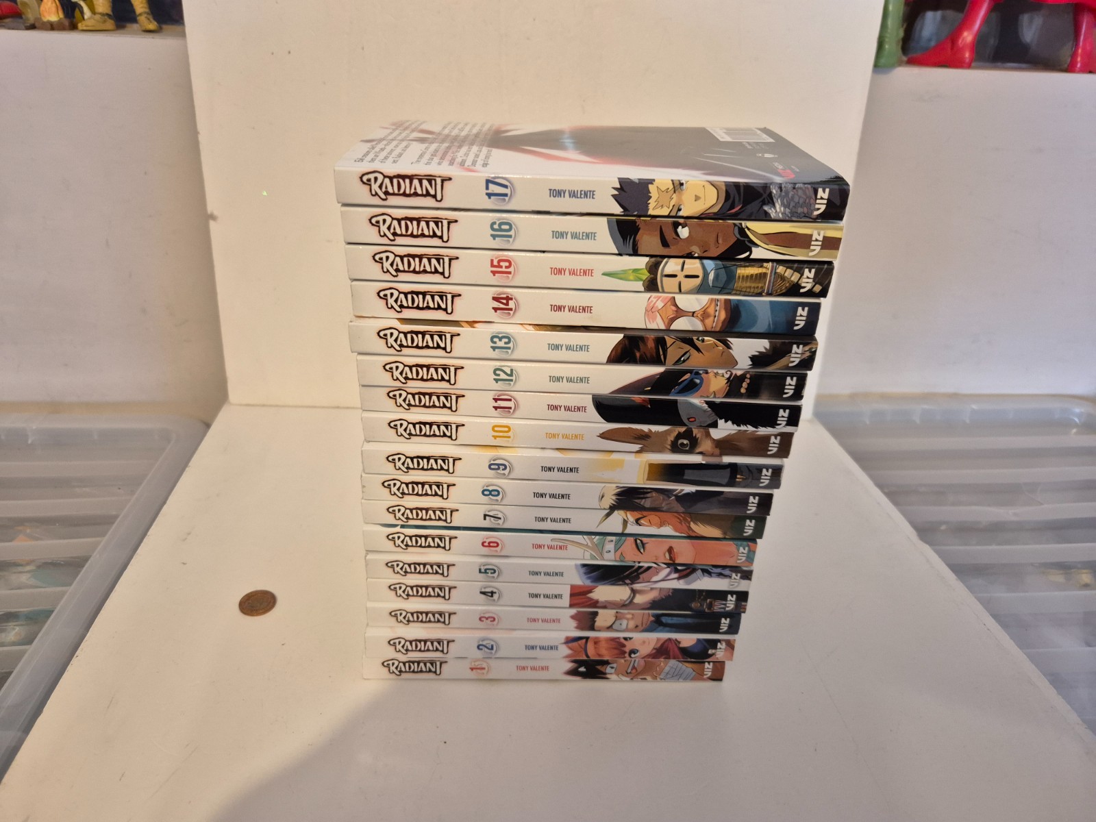 Radiant By Tony Valente Volume 1-17, Manga Anime Graphic Novel Book Lot, Viz