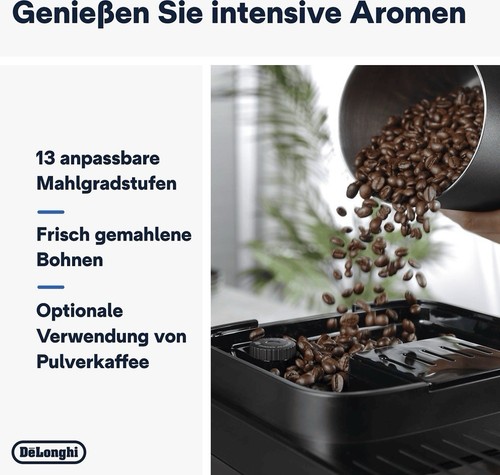 DELONGHI Magnifica Evo Next ECAM310.80.SB - 11 Kaffeespezialitäten - Bild 13 von 14