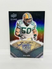 AJ HAWK 2008 Upper Deck NFL Icons Holofoil Auto /35 Green Bay Packers #NFL5
