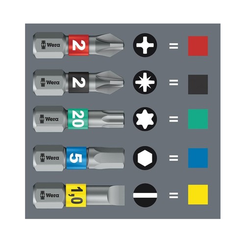 Wera 05049056001 Juego de 39 piezas Zyklop Mini Bit Trinquete - Herramienta-Check PLUS 2 - Imagen 9 de 9