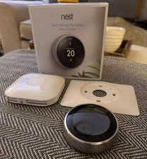 Google Nest Learning Thermostat (3rd Generation) - Stainless Steel