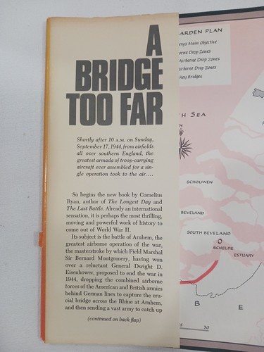 A Bridge Too Far Cornelius Ryan 1974 HC First Edition 1st Printing World War 2 - Picture 9 of 24