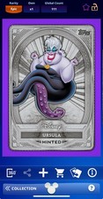 DIGITAL TOPPS DISNEY COLLECT Ursula MINT 25 EPIC PURPLE FOIL Read