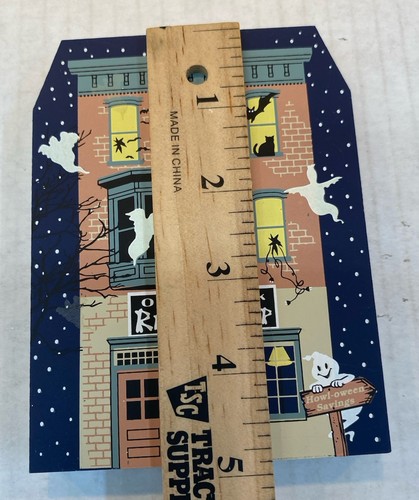 “The Cats Meow” Collectible Village “On The Blink Repair Shop” Halloween - Picture 3 of 5