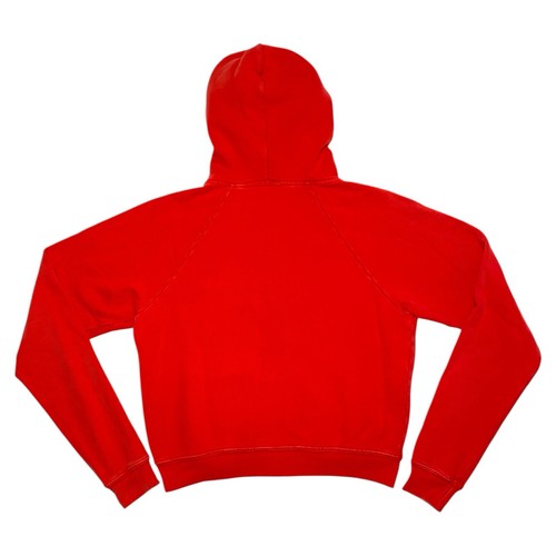 RE/DONE Chain Stitch Zip Hoodie Small Red USA Made Embroidered - Picture 2 of 9