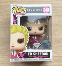 Funko Pop Rocks Ed Sheeran Diamond Glitter #348 + Free Protector