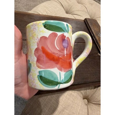 Starbucks Ciao Italia Coffee Cup Bellini Hand Painted Floral Ceramic Mug Italy