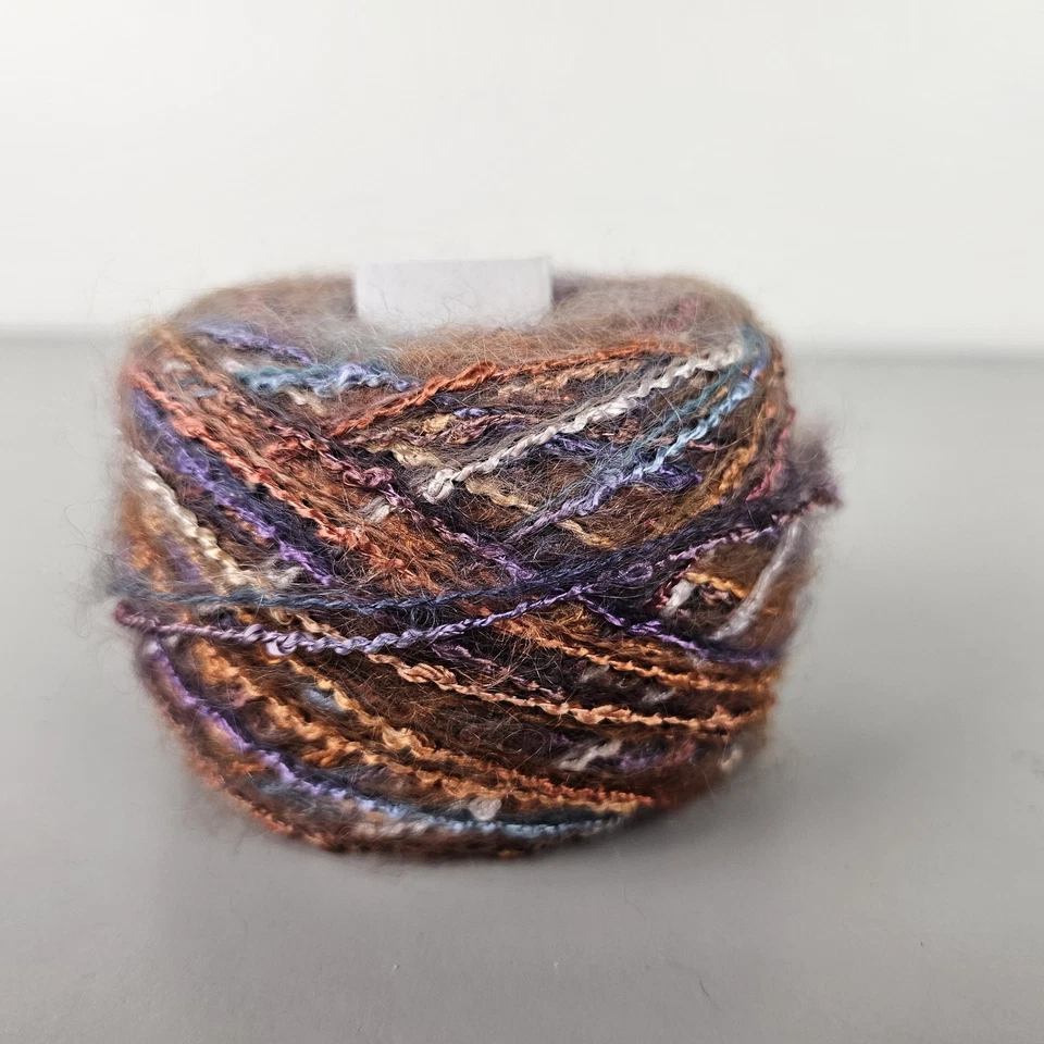 1 BOLA FIESTA LA BOHEME BOUCLE HILO SIN USAR/HERIDO EN COLOR PASTEL 11184 MARROQUÍ Foto 3 de 4