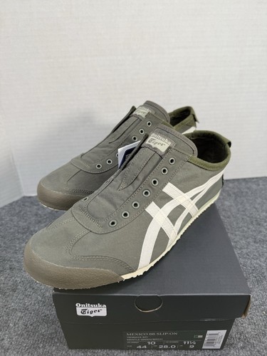 ASICS Onitsuka Tiger Shoes MEXICO 66 SLIP-ON 1183B603 MANTLE GREEN With Size 10 - Imagen 2 de 18