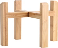 Elevated/Raised Dog Bowl Wood Stand for Medium Large Breed,Dog  Water Dish Holde