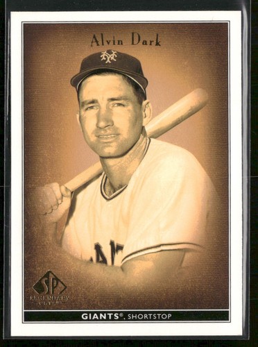 2002 SP Legendary Cuts Alvin Dark #2 card