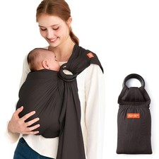 Baby Ring Sling Carrier - Newborn and Toddler Sling Supports up to 165lbs , ...