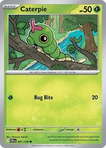 Caterpie 001/159 Scarlet & Violet: Journey Together Pokémon TCG NM