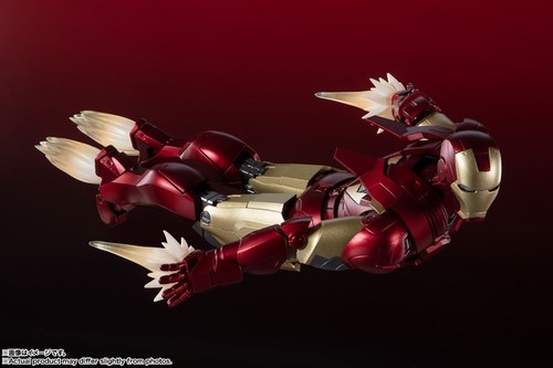 Figura de acción S.H.Figuarts Iron Man Mark 6 THE INFINITY SAGA Bandai SHF SH 150 mm - Imagen 8 de 10