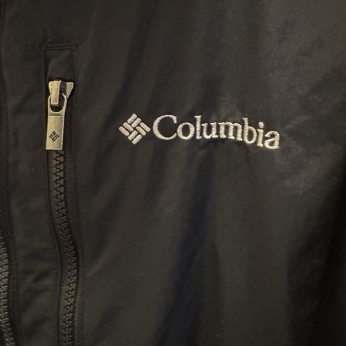 Columbia Jacket Mens Size XLT Navy Blue Full-Zip Softshell Fleece-Lined Outdoor - Picture 2 of 13