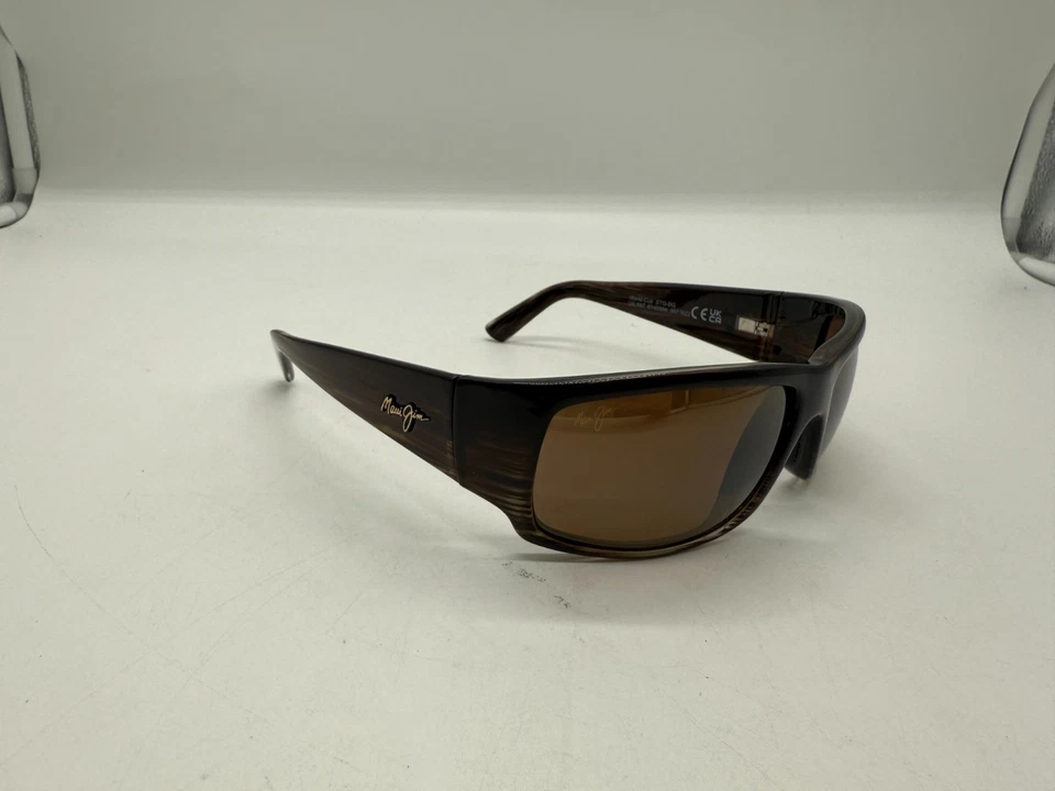 Nuevas gafas de sol Maui Jim COPA DEL MUNDO Choco a rayas desvanecidas MJ0266S-002 / H266-01 $289 Foto 4 de 4