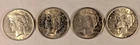 LOT OF 3 1922 P 1 1923 P PEACE SILVER DOLLARS #5
