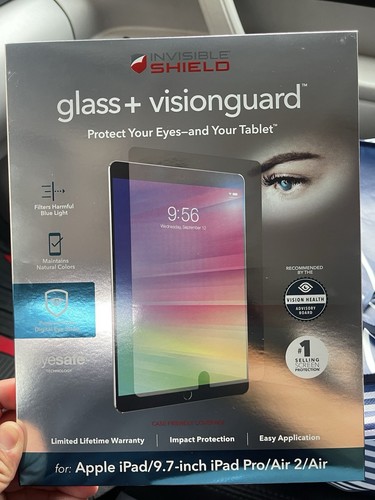InvisibleShield Glass+ VisionGuard 9.7" iPad, iPad Pro, iPad Air 2 Glass Shield - 第 6/16 張圖片