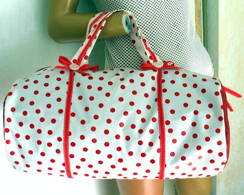 Unique handmade purses, bags, pouches from burlap, fabric and vinyl, some lined - Picture 5 of 65